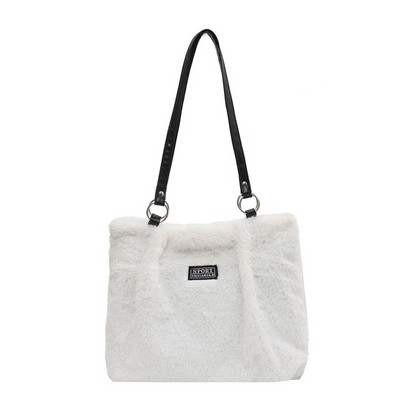 Talvine vintage sebra triibud Lehma mustriga print Palus õlakott Naiste vabaaja suure mahutavusega ostukotid Kunstkarusnahast käekotid