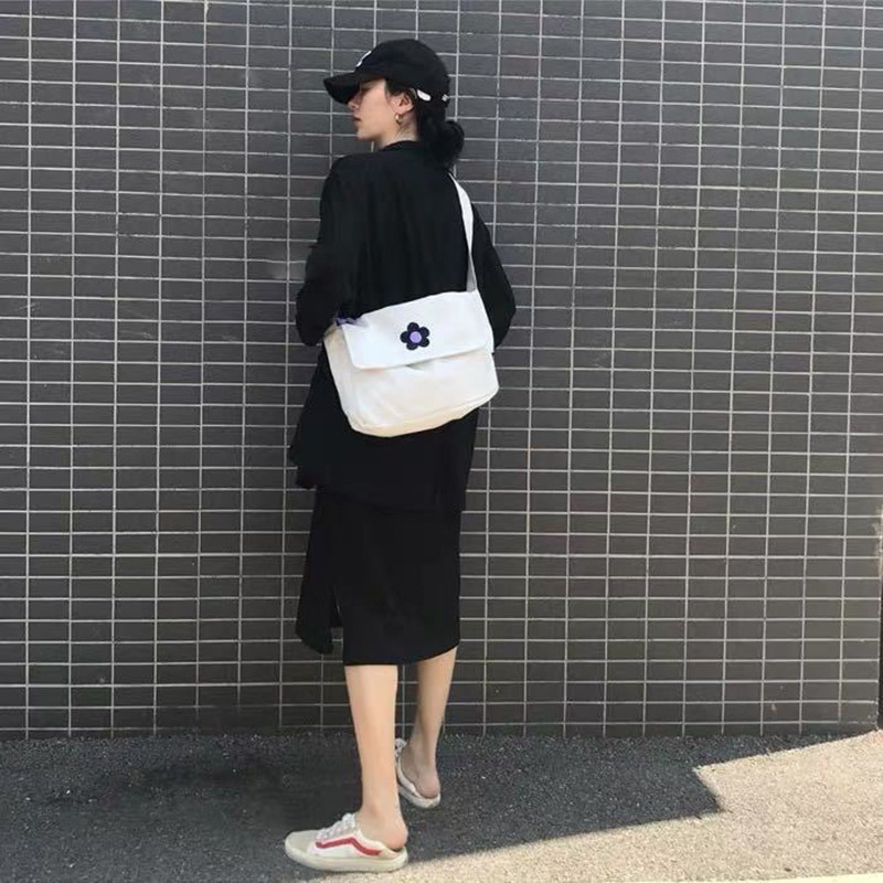 Geantă încrucișată din pânză, în diagonală