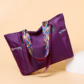 Naiste kott Uus nailonriidest suure mahutavusega metsik Korea Jaapani õlakott Käekott Luksuslikud kotid Kooliklassi raamatukott