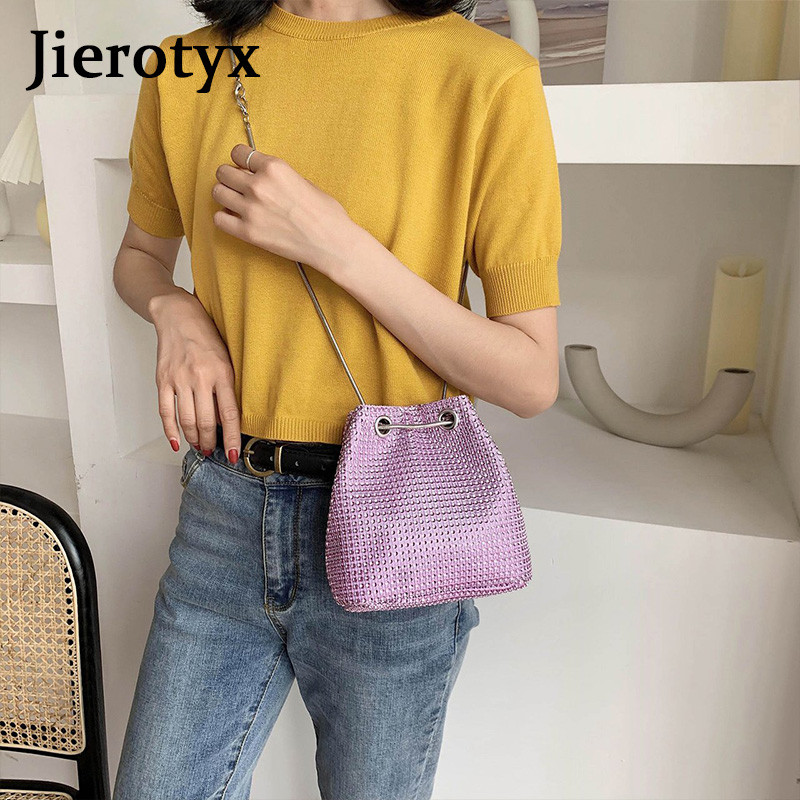 JIEROTYX, la modă de lux, la modă, genți crossbody pentru femei, genți de umăr cu diamante rafinate pentru femei, genți la modă, genți de mână pentru femei, 2020
