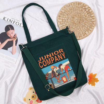 Moekas õlakott naistele 2023. aasta tüdrukute vabaaja ostlejate disainerkäekott Multifilm Anime trükkimine Crossbody lõuendist kandekotid