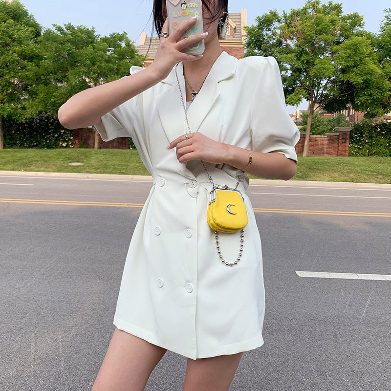 Lanț de modă Genți crossbody pentru femei pentru fete, pentru femei, cu monede, geantă de mesager, genți de mână din piele PU, geantă de umăr cu clemă mică pentru femei