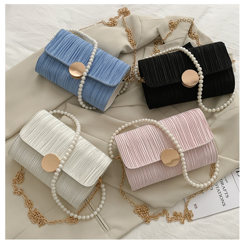 Mood Peen ostukott Retro vabaaja naiste kandekotid Õlakotid Naiste nahast ühevärviline kettkäekott naistele 20