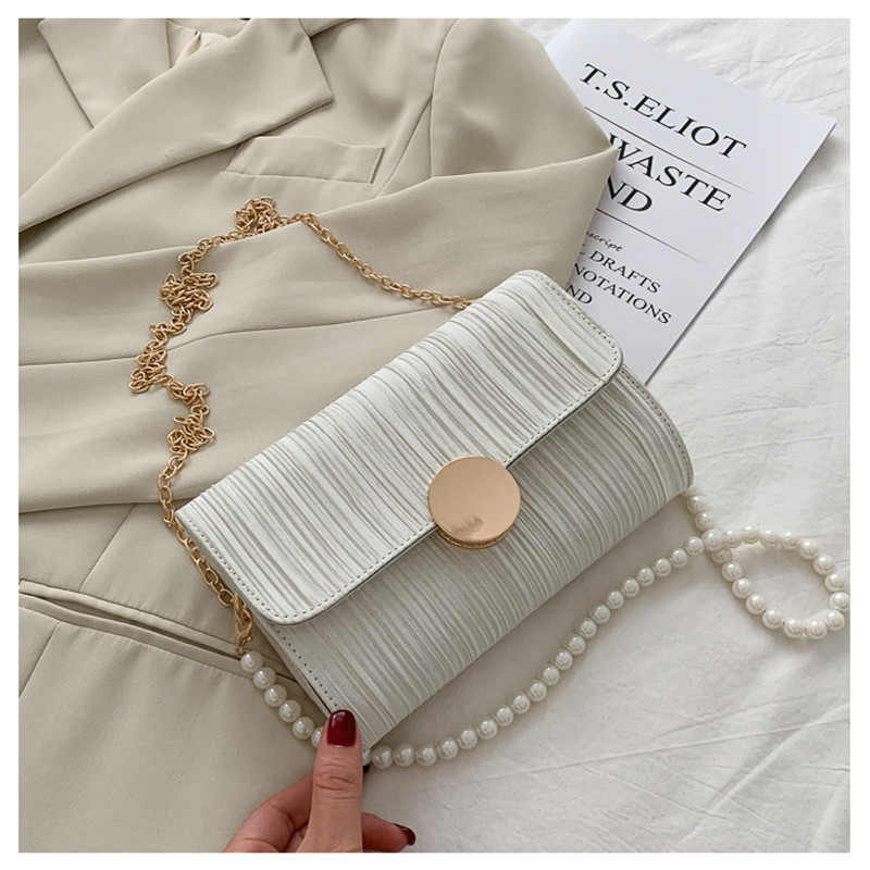 Mood Peen ostukott Retro vabaaja naiste kandekotid Õlakotid Naiste nahast ühevärviline kettkäekott naistele 20