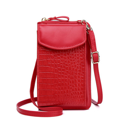 Márkatervező Kis Crossbody táska Női Pu Bőr Női Válltáskák Női Kuplungok Pénztárca Kézitáska Telefontáska