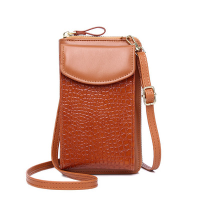 Márkatervező Kis Crossbody táska Női Pu Bőr Női Válltáskák Női Kuplungok Pénztárca Kézitáska Telefontáska