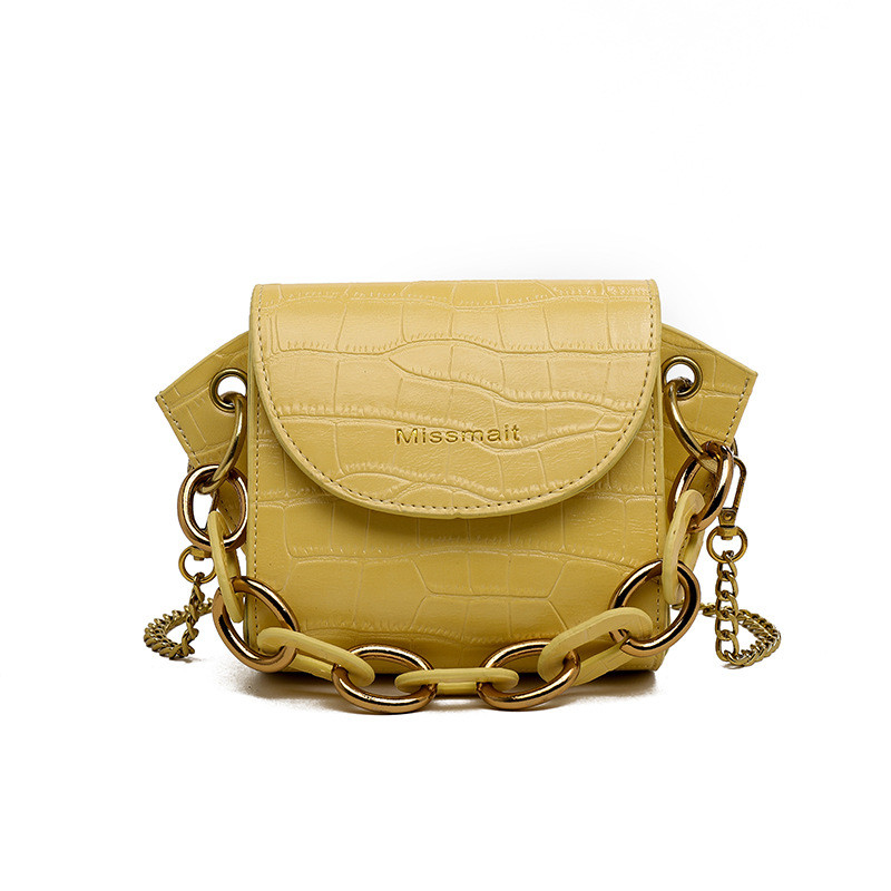 Mini kott naiste kott 2021 uus lihtne ja mitmekülgne väike kott crossbody kott kett tiib kott tide nahast