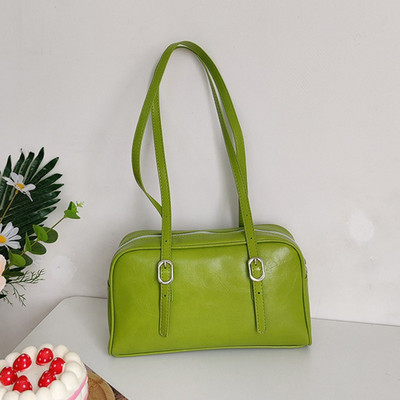 Moodsad naiste õlakotid PU-nahast ühevärvilised käekotid Naiste tõmblukk, suur mahutavus, igapäevane tüdrukute väike rahakott Uus saabumine 2023