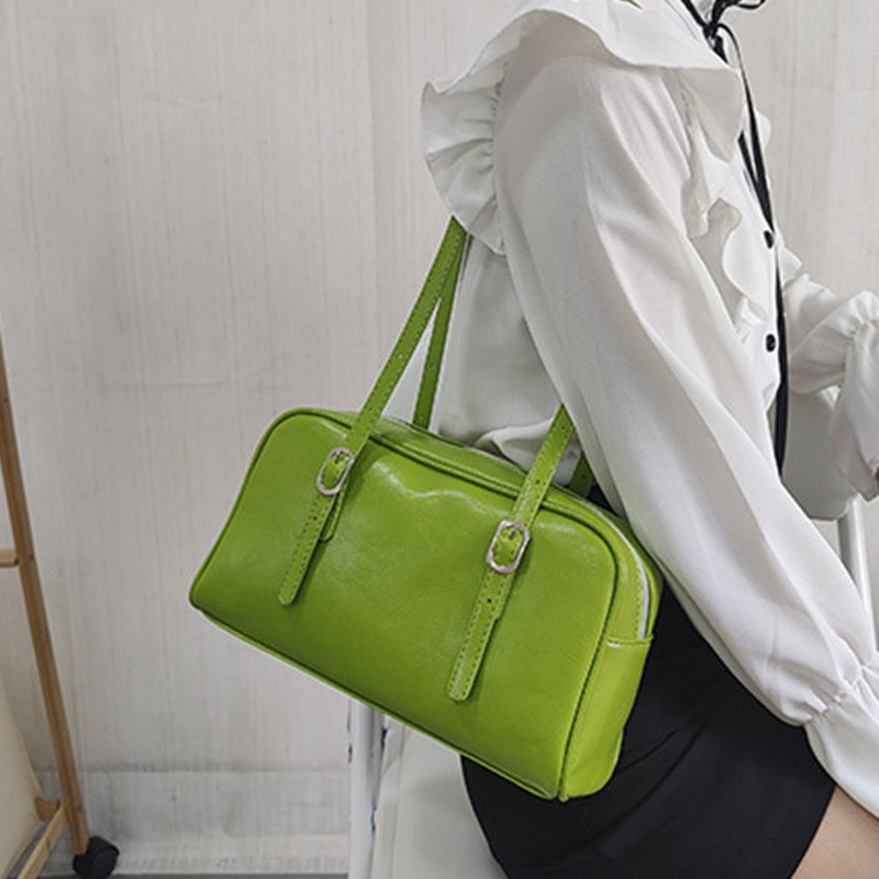 Moodsad naiste õlakotid PU-nahast ühevärvilised käekotid Naiste tõmblukk, suur mahutavus, igapäevane tüdrukute väike rahakott Uus saabumine 2023