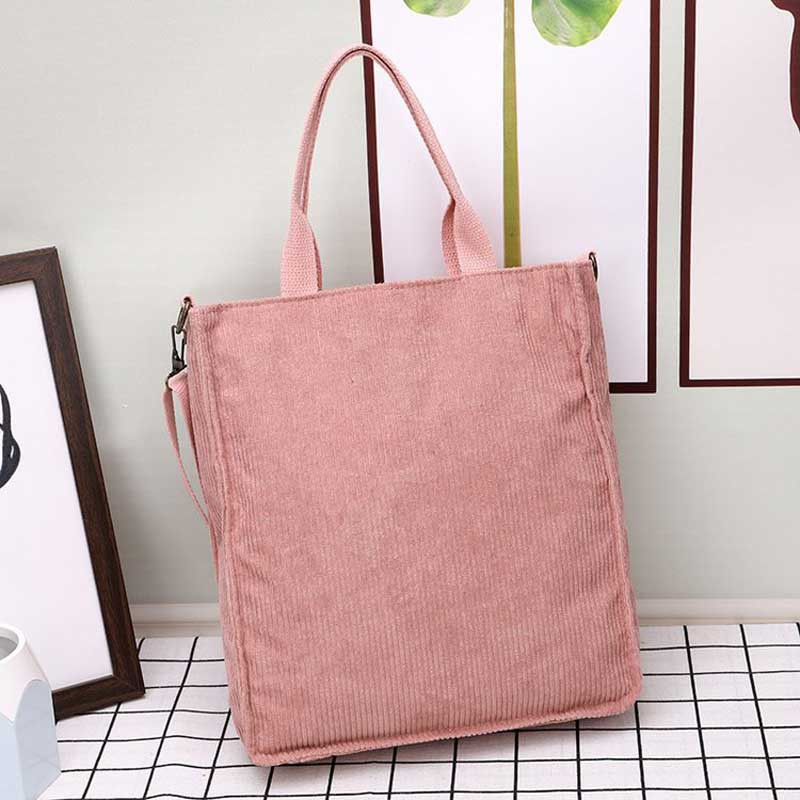 Hylhexyr, geantă casual, din velur, de culoare solidă, retro, geantă de mână pentru femei, geantă de umăr pentru student, cu buzunar exterior