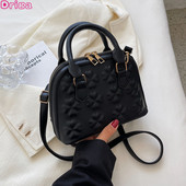 Genți de mână Driga în relief pentru femei, 2022, genți noi de umăr, tipărire, genți de mesager casual, farmec de modă, genți de marcă celebră