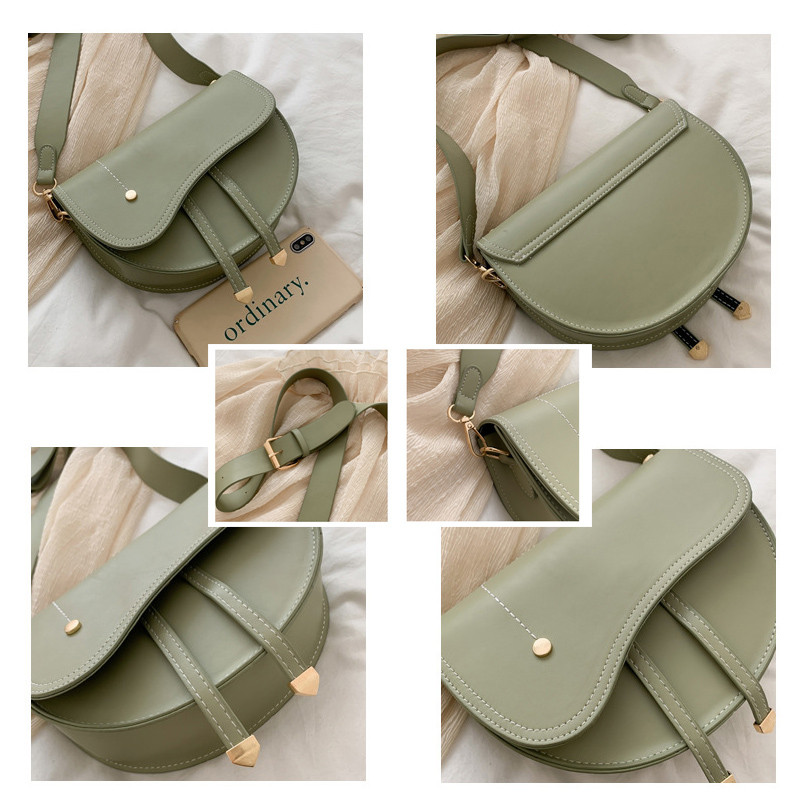 Új Retro kis tervezői táska női PU bőr Crossbody táska válltáska Mini divatos nyeregtáskák nőknek