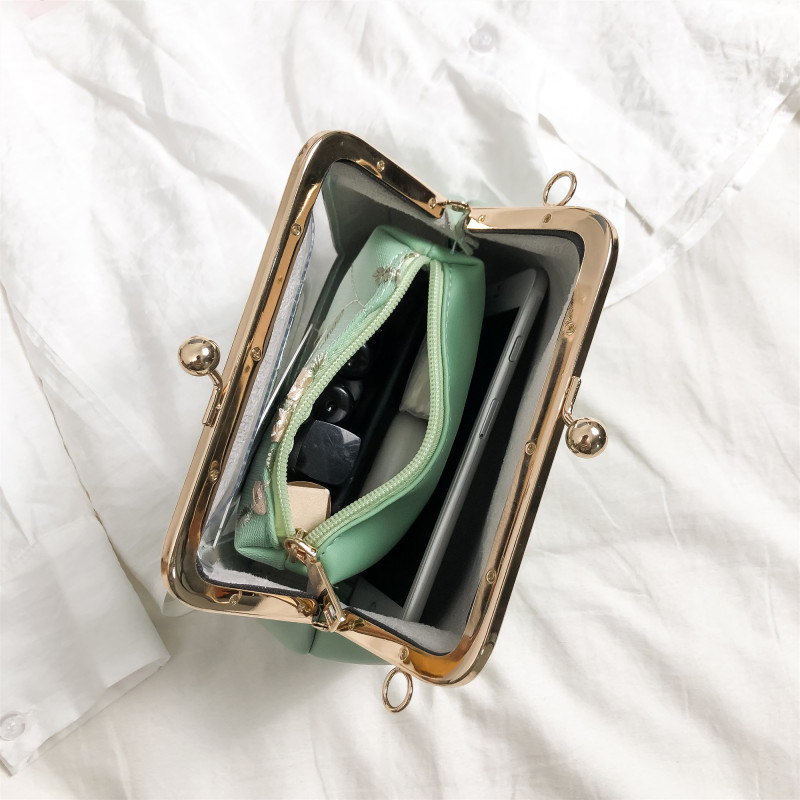 YBYT új divatos átlátszó női táska 2019 kis kompozit táska hotsale lánc válltáska pénztárca női futártáska