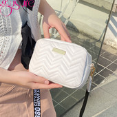 Gusure Luksuslik tepitud disainiga naiste õlakotid Naiste võre teemant väike reisikott