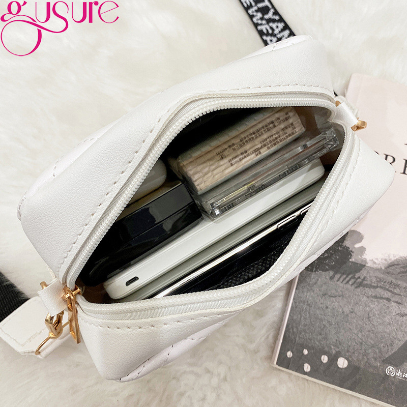 Gusure Luksuslik tepitud disainiga naiste õlakotid Naiste võre teemant väike reisikott