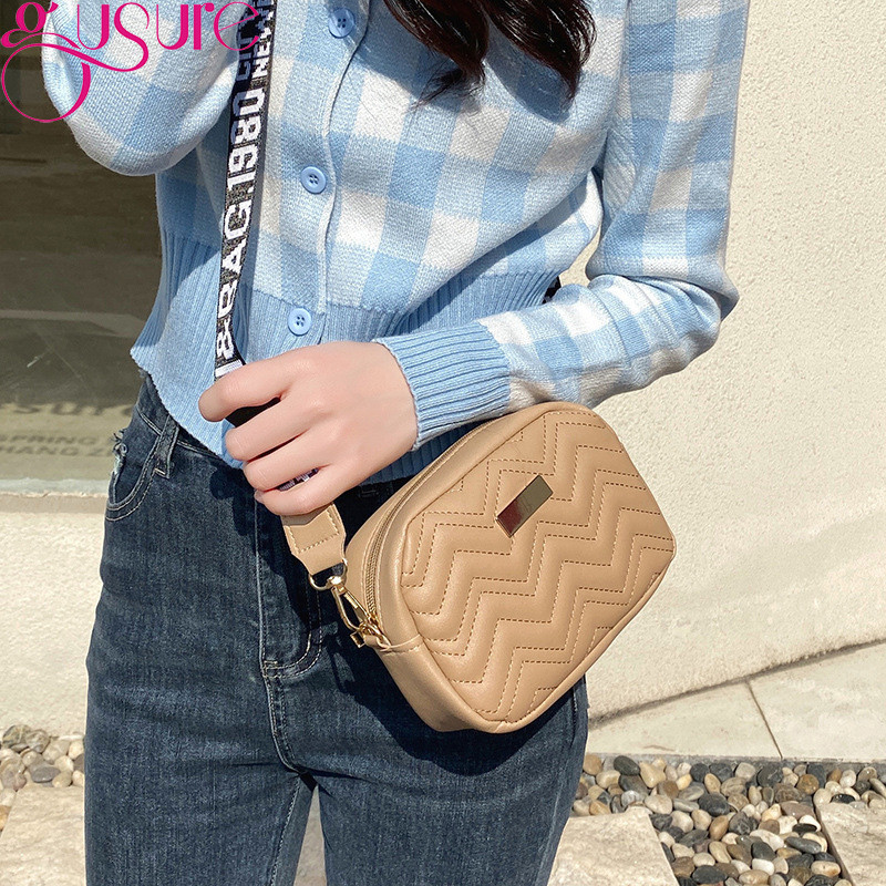 Gusure Luksuslik tepitud disainiga naiste õlakotid Naiste võre teemant väike reisikott