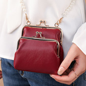 Mood kahekihilised klambrid Deisgneri rahakott Crossbody kott naistele pärlikett Rahakott Pu Nahast rahakott Õlakotid Käekott naistele