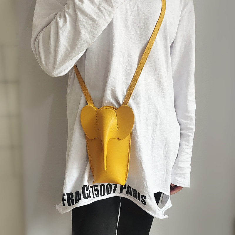 2022 Νέα Elephant PU τσάντα κινητού τηλεφώνου Γυναικεία Messenger Ελαφριά μίνι τσάντα