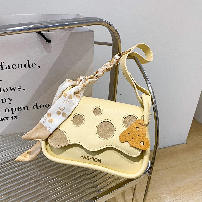 Moodne peen ostukott Korea stiilis siidist sall, isikupärastatud PU-nahast trendikas naistekott vabaaja naiste kandikud õlg