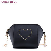 FLYING BIRDS Genți Shell Design Genți de cruce pentru femei Genți de mână de marcă celebră Mini Bolsuri de inimă Tote de designer de calitate superioară