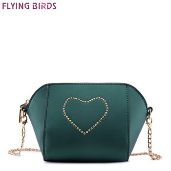 FLYING BIRDS Shell Bags Design Γυναικείες τσάντες χιαστί για σώμα Τσάντες διάσημης επωνυμίας Mini Heart Bolsas Κορυφαίας ποιότητας Γυναικεία Σχεδιάστρια Tote