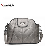 Kvaliteetne PU-nahast naiste käekotid, tüdrukud, väike koorega õlakott, moekarva stiilis naiste kotid KL743