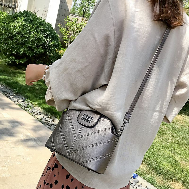 Kvaliteetne PU-nahast naiste käekotid, tüdrukud, väike koorega õlakott, moekarva stiilis naiste kotid KL743