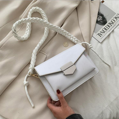 Moodsad kudumisrihmadega õlakotid naistele 2021 Luksuslikud käekotid Disainer Väike Crossbody kotid Naiste reisikott