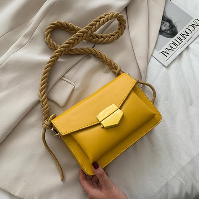 Moodsad kudumisrihmadega õlakotid naistele 2021 Luksuslikud käekotid Disainer Väike Crossbody kotid Naiste reisikott