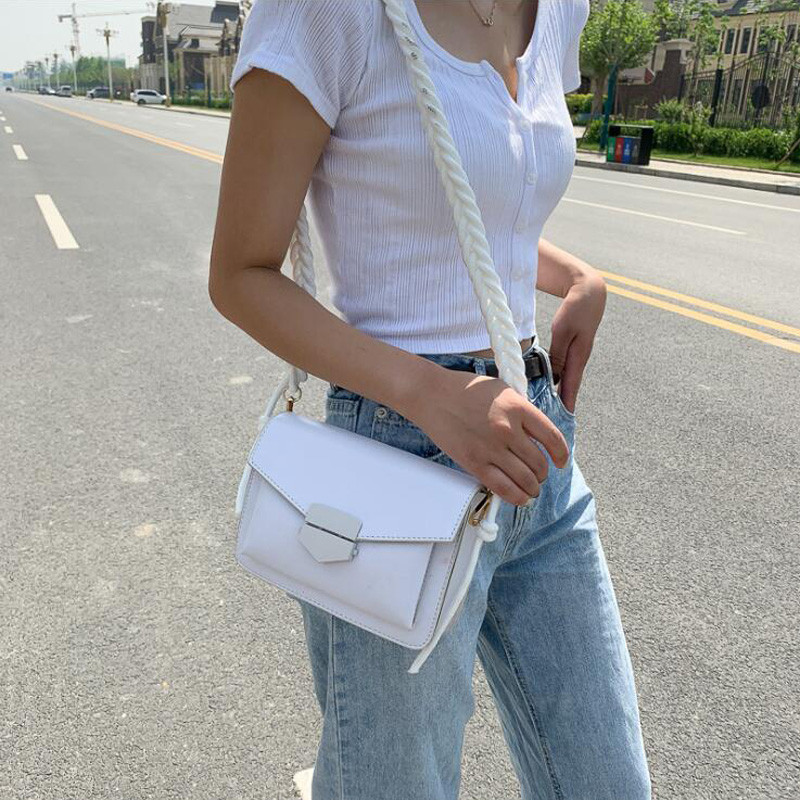 Moodsad kudumisrihmadega õlakotid naistele 2021 Luksuslikud käekotid Disainer Väike Crossbody kotid Naiste reisikott