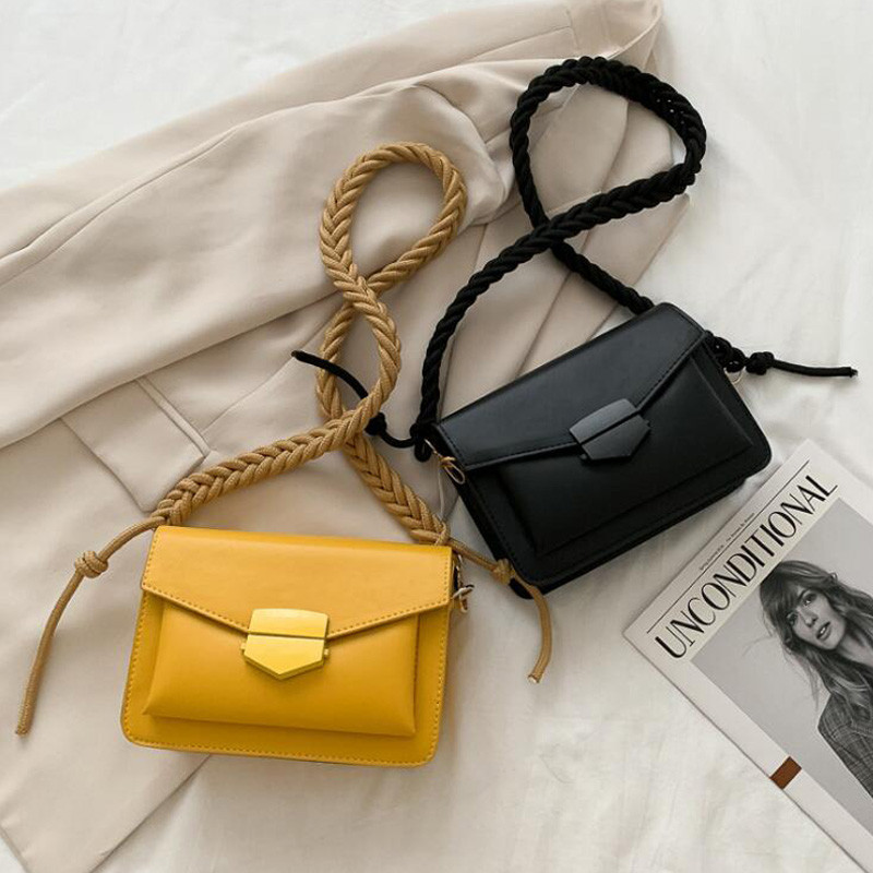 Moodsad kudumisrihmadega õlakotid naistele 2021 Luksuslikud käekotid Disainer Väike Crossbody kotid Naiste reisikott