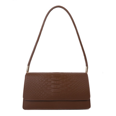 Geantă pentru femei de modă geantă de umăr cu imprimeu aligator, cu design de nișă retro, geantă pentru femei 01-SB-fgxzlx