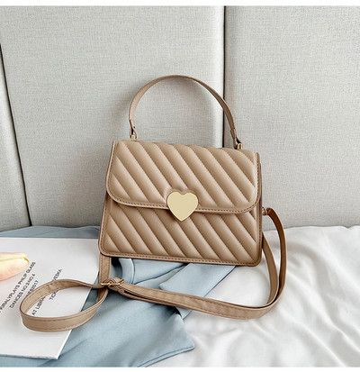 Tikandi niidiga tepitud Crossbody kott naistele Luksuslik disain PU nahast kandekotid Lady Retro õlakott