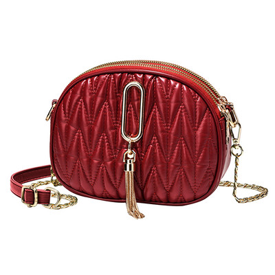 2022 Tassel Väike käekott naistele Trend Lingge Tikandid Kaamera Naiste õlakott Moe kett Naiste Crossbody kotid