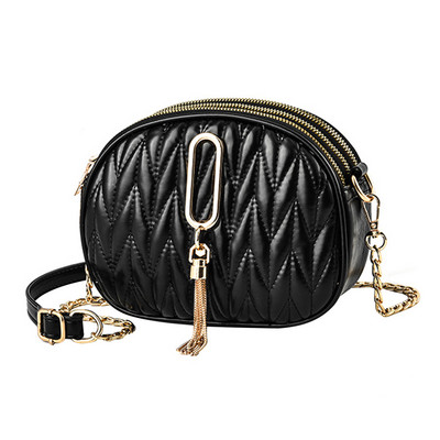 2022 Tassel Väike käekott naistele Trend Lingge Tikandid Kaamera Naiste õlakott Moe kett Naiste Crossbody kotid