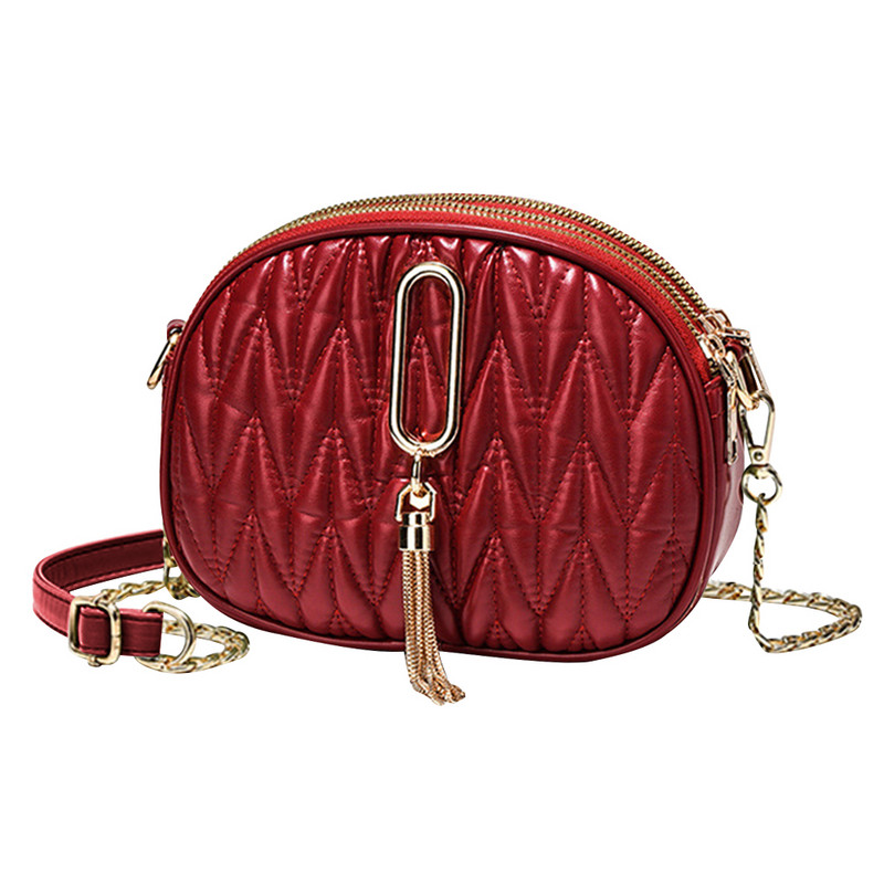 2022 Tassel Väike käekott naistele Trend Lingge Tikandid Kaamera Naiste õlakott Moe kett Naiste Crossbody kotid