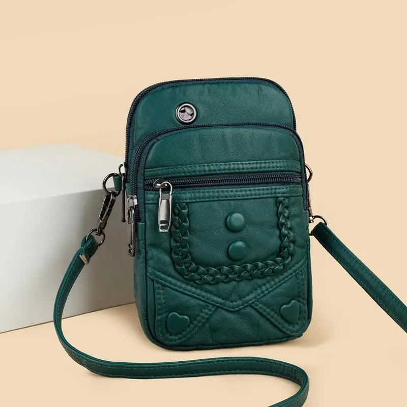 2023 UUS Vintage Weave PU-nahast tõmblukud Väikesed klapiga moekotid Naiste õlakotid Naiste käekotid Rahakotid