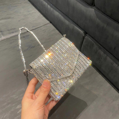 Fashion Shinny Βραδινή τσάντα Clutch για Γυναικεία Δείπνο Γαμήλια πορτοφόλια Πολυτελής τσάντα σχεδιαστής Γυναικεία Τσάντα ώμου Τσάντα Shopper