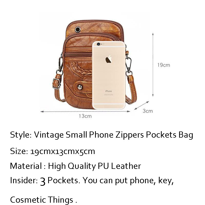 Genți cu clape mici din piele PU de epocă 2023 NOU 3 buzunare cu fermoar Genți pentru femei Genți de mână pe umăr Genți de mână pentru femei