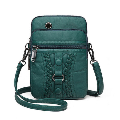 Τσάντες μόδας με φερμουάρ Small Flap 2023 ​ΝΕΕΣ δερμάτινες vintage PU διάσημων σχεδιαστών Τσάντες ώμου Γυναικείες τσάντες