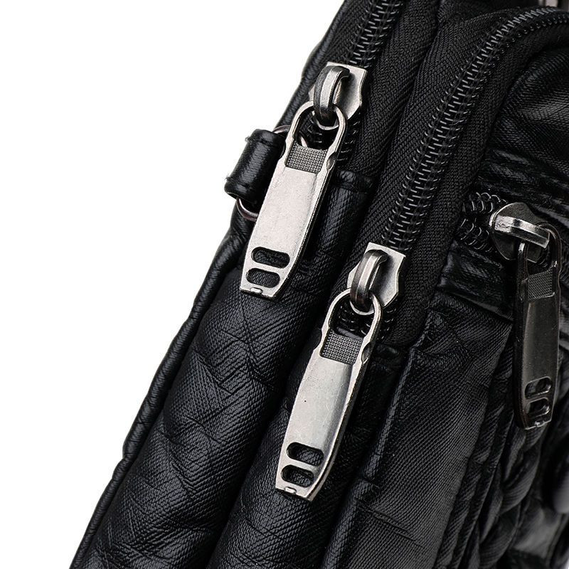 Τσάντες μόδας με φερμουάρ Small Flap 2023 ​ΝΕΕΣ δερμάτινες vintage PU διάσημων σχεδιαστών Τσάντες ώμου Γυναικείες τσάντες