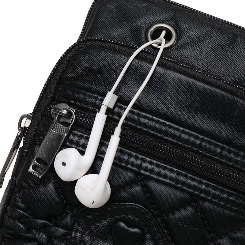 Τσάντες μόδας με φερμουάρ Small Flap 2023 ​ΝΕΕΣ δερμάτινες vintage PU διάσημων σχεδιαστών Τσάντες ώμου Γυναικείες τσάντες