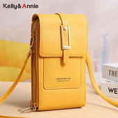 Brand Designer Telefoni Õlakotid Naiste PU-nahast ekraan Puutetundlikud Ristkehaga kotid Naistele Moodne disain Väikesed käekotid Naistele