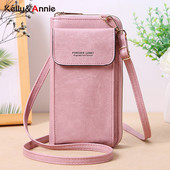 Suure mahutavusega naiste rahakott Telefoni õlakotid naistele Brändi kaardihoidja rahakott Mündikott Pehmest nahast rist kehaga naiste kott