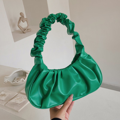 Πορτοφόλια και τσάντες για γυναίκες 2022 Small Clutch Μαλακό δερμάτινο σάκο a main Femme Shoulder Bag Black Mini Bag Bolsos Clutch