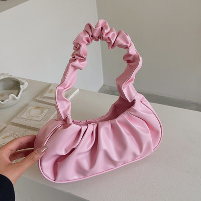 Πορτοφόλια και τσάντες για γυναίκες 2022 Small Clutch Μαλακό δερμάτινο σάκο a main Femme Shoulder Bag Black Mini Bag Bolsos Clutch