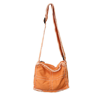 Naiste väike lõuendist õlakott Naistele paksust riidest väike käekott Retro vintage Crossbody kotid Armas lukuga rahakott tüdrukutele