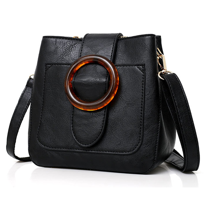 Visokokvalitetna mekana PU kožna retro torba na rame Shell torba Ženska torba preko ramena Ženska sedlasta torba s kopčom