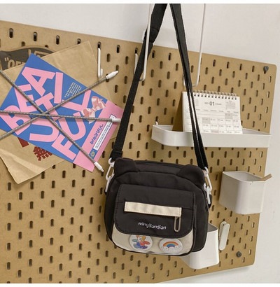 Γυναικεία χαριτωμένη μικρή τσάντα Ιαπωνική vintage καμβάς σε σχήμα αρκούδας κορίτσι μαθητής αγγελιοφόρος Αστεία τσάντα ώμου