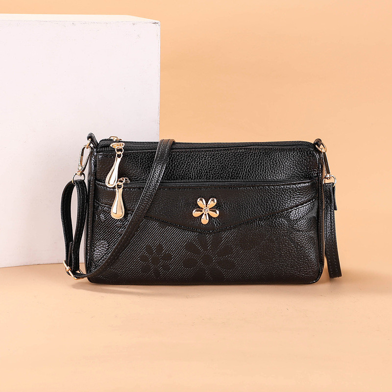 2023. aasta uus mood lill, PU-nahast naiste käekotid Brändi disainer Casual Lady`s Cross Body Body Bags Naiste Shell käekott